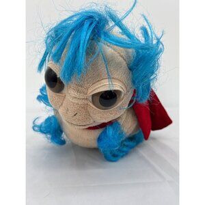 Labyrinth The Worm Plush Ello Jim Henson Movie Stuffed Animal Blue Big Eyes